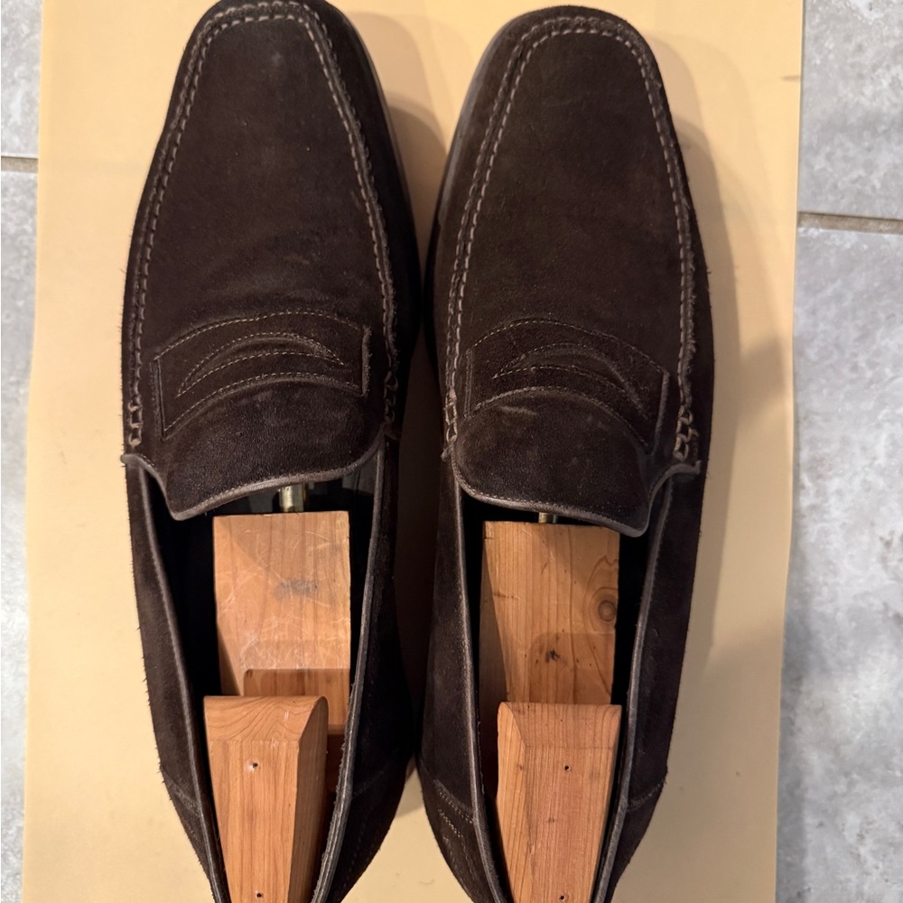 Men's Bruno Magli Brown Suede Loafers